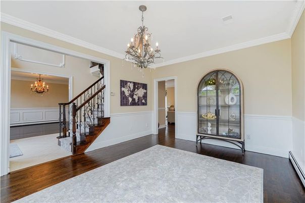 Chandelier, Interior, Wood Texture Flooring