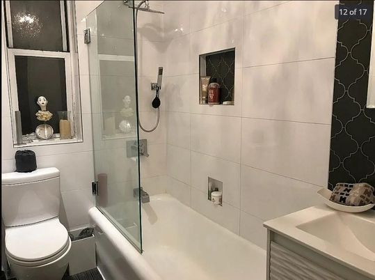 Bathroom, Glass Shower, Interior