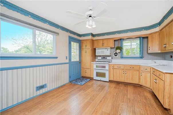 Interior, Kitchen, Wood Texture Flooring