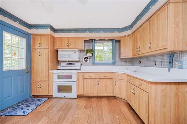 Interior, Kitchen, Wood Texture Flooring