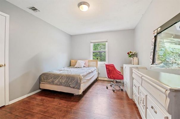 Bedroom, Home Office, Interior, Wood Texture Flooring