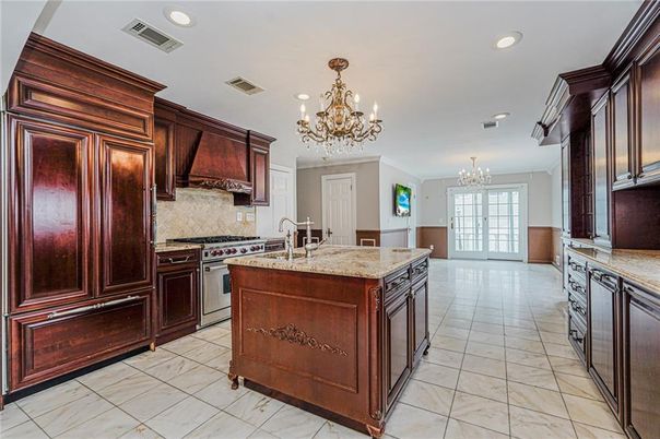 Chandelier, Interior, Kitchen, Recessed Lighting