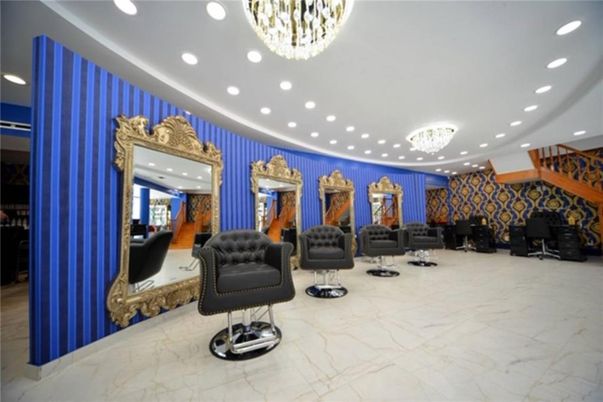 Chandelier, Interior, Marble, Recessed Lighting