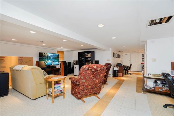 Interior, Living room, Recessed Lighting