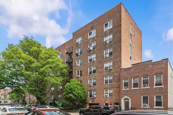Exterior, Facade, Brick Facade, Condo Building