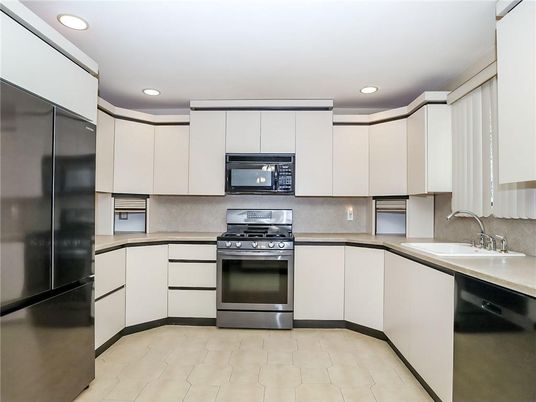 Interior, Kitchen, Recessed Lighting, Stainless Steel Appliances