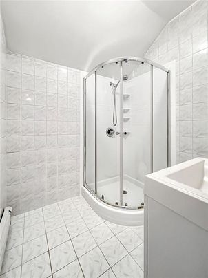 Bathroom, Glass Shower, Interior, Marble, Marble Walls