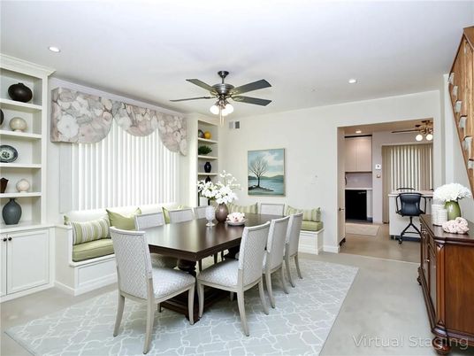 Dining room, Interior, Recessed Lighting