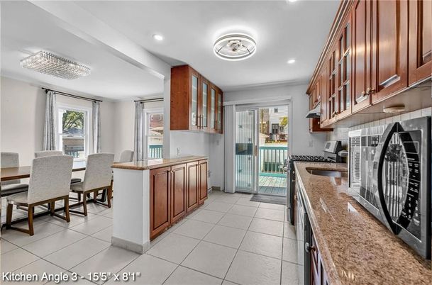Dining room, Interior, Kitchen, Recessed Lighting
