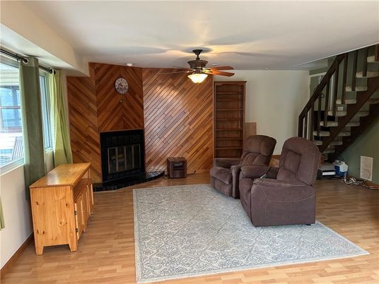 Fireplace, Interior, Wood Texture Flooring, Wooden Walls