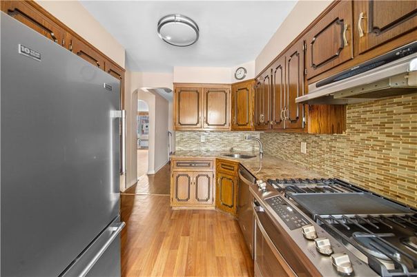 Interior, Kitchen, Wood Texture Flooring
