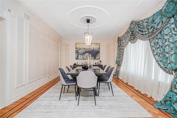 Chandelier, Dining room, Interior, Pendant Lights, Wood Texture Flooring