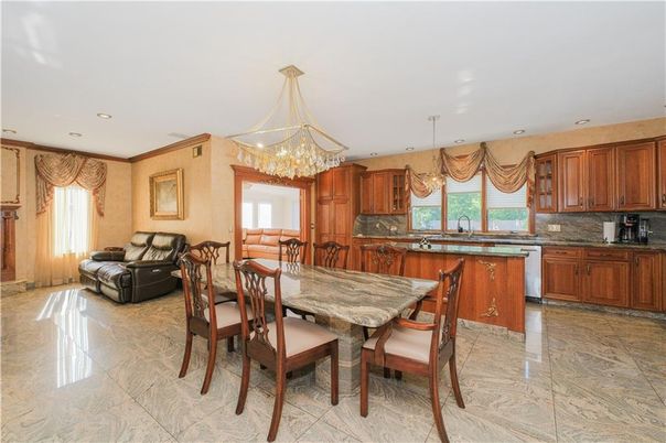 Chandelier, Dining room, Interior, Kitchen, Recessed Lighting