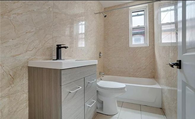 Bathroom, Interior, Marble Walls