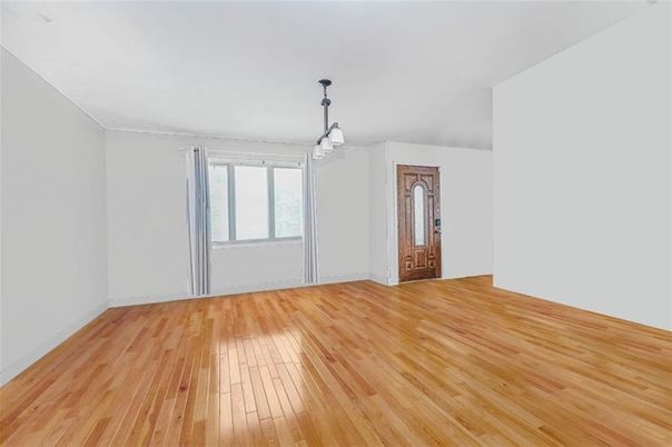 Empty room, Interior, Pendant Lights, Wood Texture Flooring