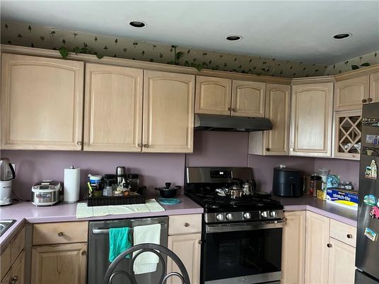 Interior, Kitchen, Recessed Lighting, Stainless Steel Appliances