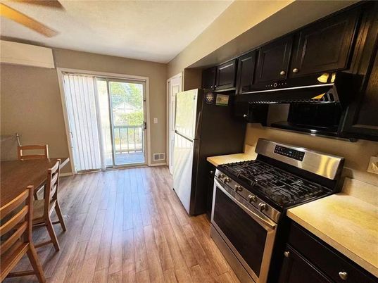 Interior, Kitchen, Wood Texture Flooring