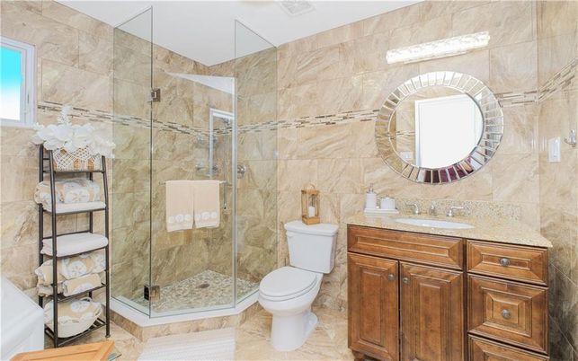 Bathroom, Glass Shower, Interior