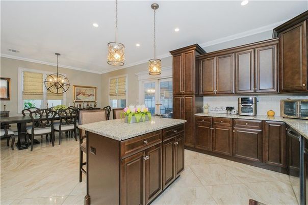 Dining room, Interior, Kitchen, Pendant Lights, Recessed Lighting