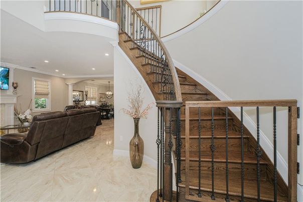 Interior, Living room, Marble, Pendant Lights, Recessed Lighting