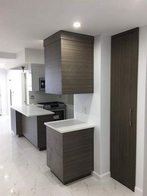 Interior, Kitchen, Marble, Recessed Lighting