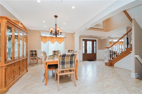 Chandelier, Dining room, Interior, Recessed Lighting
