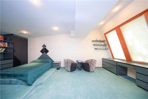 Bedroom, Interior, Recessed Lighting