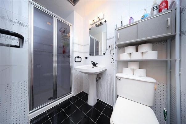 Bathroom, Glass Shower, Interior