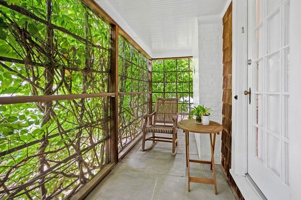 Interior, Stone Walls, Sun Room