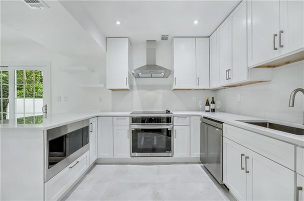 Interior, Kitchen, Recessed Lighting, Stainless Steel Appliances