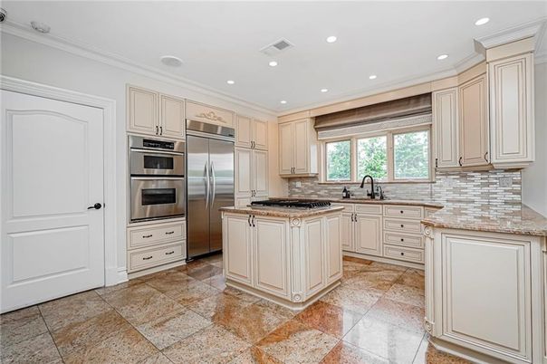 Interior, Kitchen, Recessed Lighting, Stainless Steel Appliances