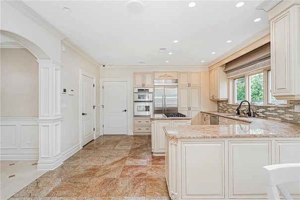 Interior, Kitchen, Recessed Lighting, Stainless Steel Appliances