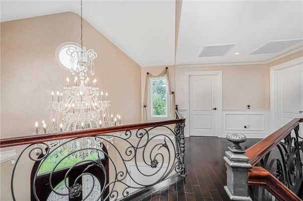 Chandelier, Interior, Recessed Lighting, Wood Texture Flooring