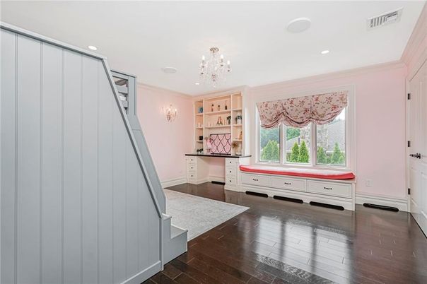 Chandelier, Interior, Recessed Lighting, Wood Texture Flooring