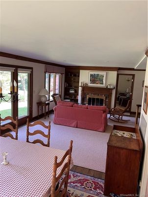Dining room, Fireplace, Interior, Living room