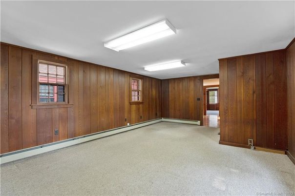 Empty room, Interior, Wooden Walls