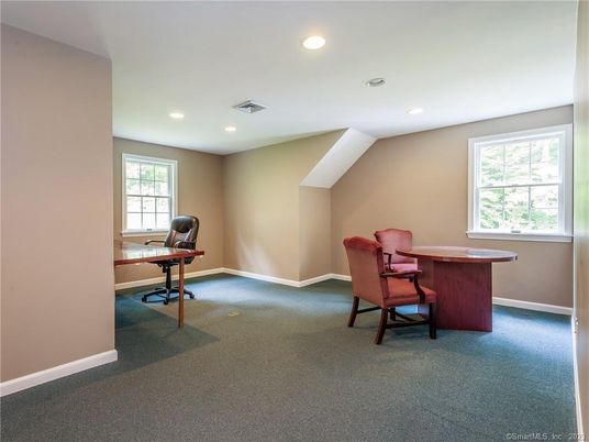 Home Office, Interior, Recessed Lighting