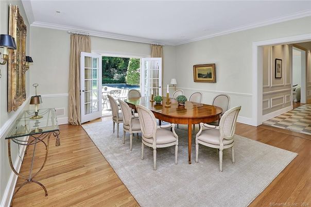 Dining room, Interior, Wood Texture Flooring