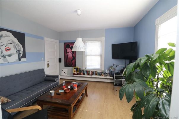 Interior, Living room, Pendant Lights, Wood Texture Flooring