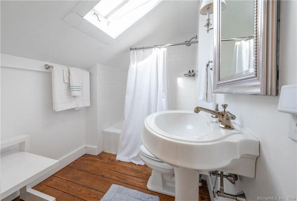 Bathroom, Interior, Wood Texture Flooring