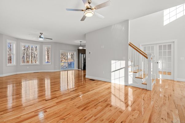 Empty room, Interior, Wood Texture Flooring
