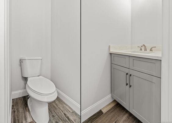 Bathroom, Interior, Wood Texture Flooring