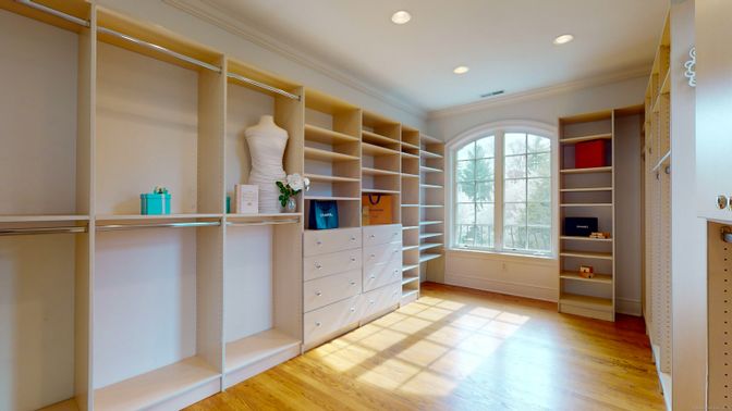 Interior, Recessed Lighting, Walk-in Closets, Wood Texture Flooring