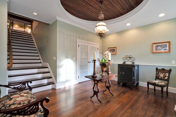 Interior, Recessed Lighting, Wooden Ceilings, Wood Texture Flooring
