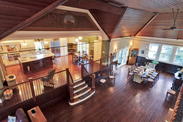 Dining room, Interior, Living room, Wooden Beams, Wooden Ceilings, Wood Texture Flooring