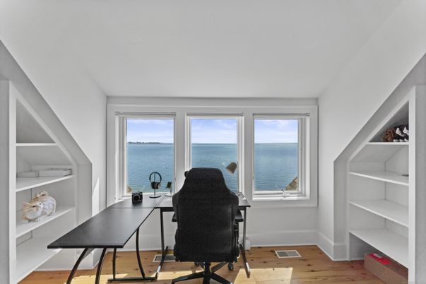 Home Office, Interior, Water, Wood Texture Flooring