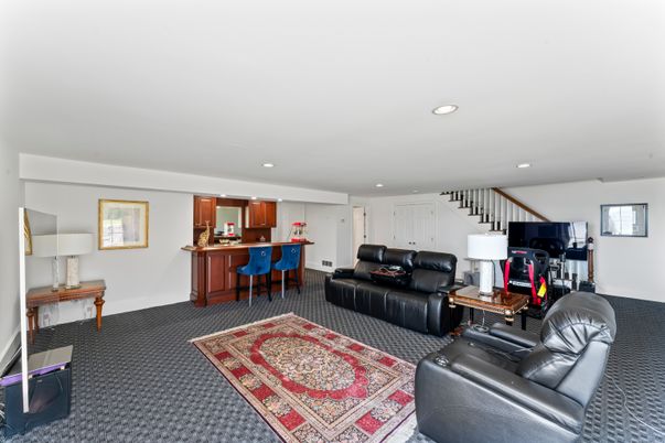 Interior, Living room, Recessed Lighting