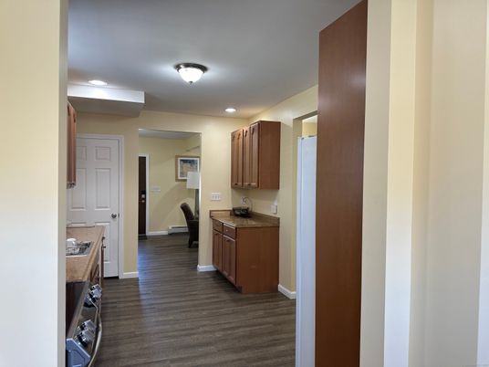 Interior, Kitchen, Wood Texture Flooring