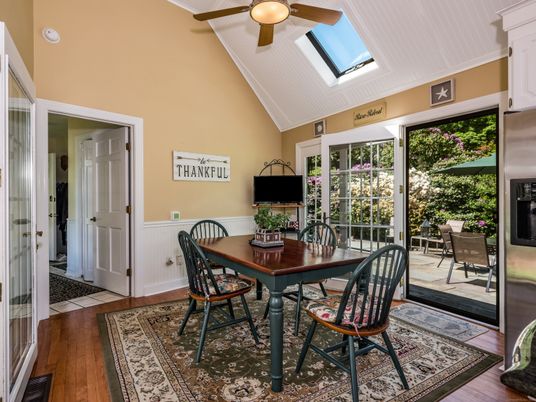 Dining room, Interior, Wood Texture Flooring