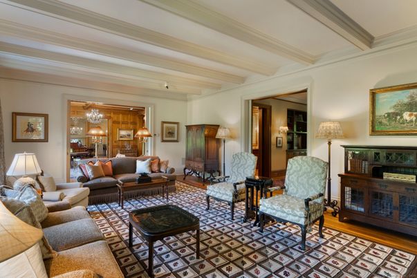 Chandelier, Interior, Living room, Wood Texture Flooring